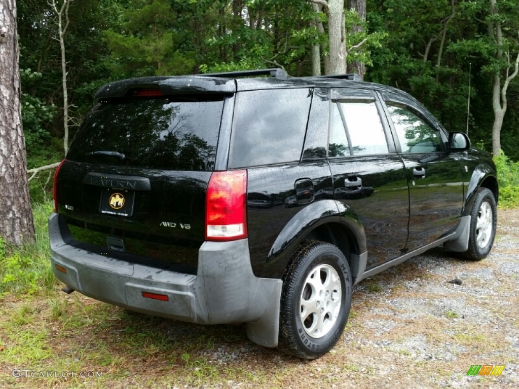 2003 VUE V6 AWD - Black / Gray photo #6