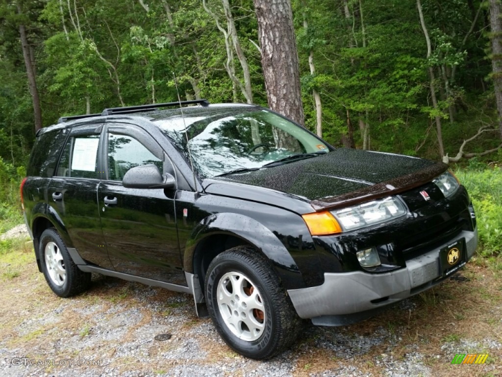 2003 VUE V6 AWD - Black / Gray photo #8