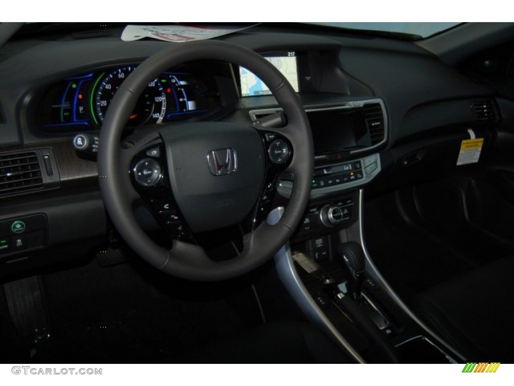 2015 Accord Hybrid Touring Sedan - Crystal Black Pearl / Black photo #10