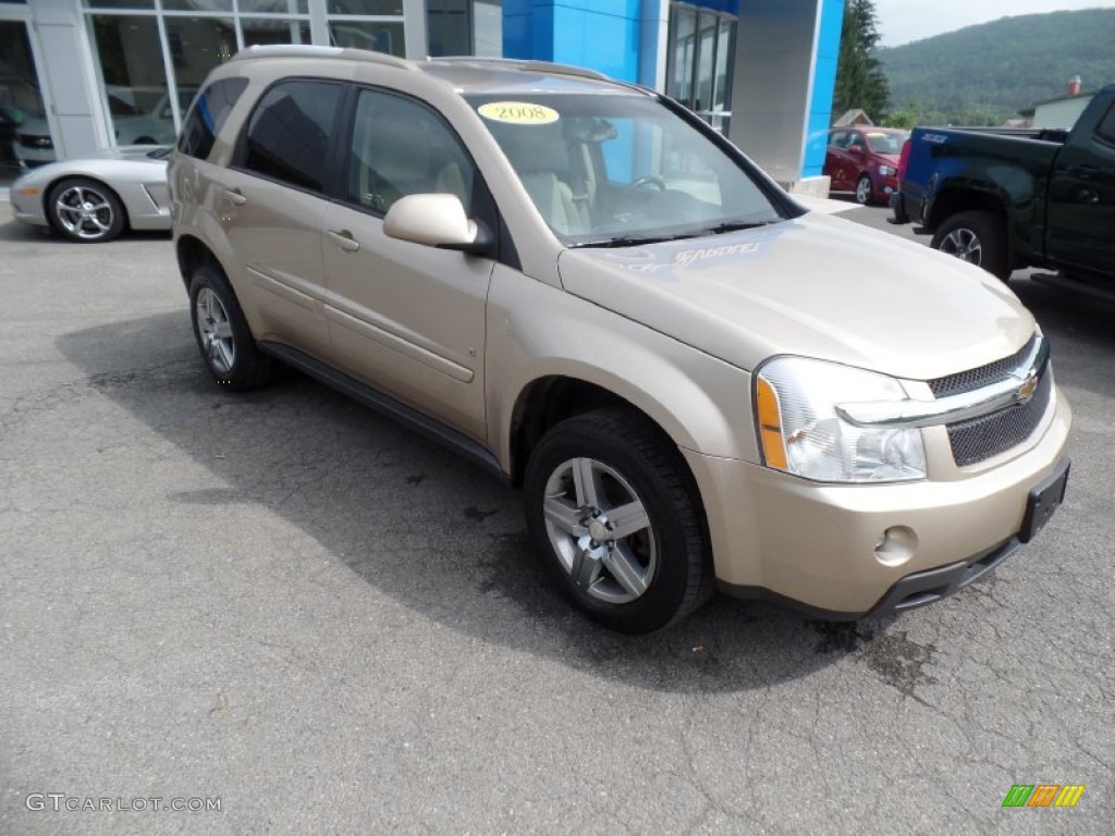 Sandstone Metallic 2008 Chevrolet Equinox LT Exterior Photo #105557727