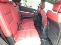 2015 Dodge Durango Black/Red Interior Rear Seat Photo
