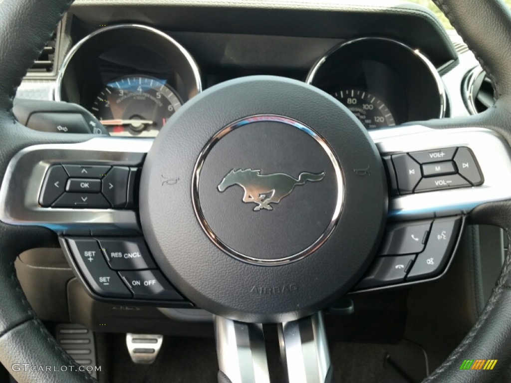 2015 Mustang GT Coupe - Magnetic Metallic / Ebony photo #19