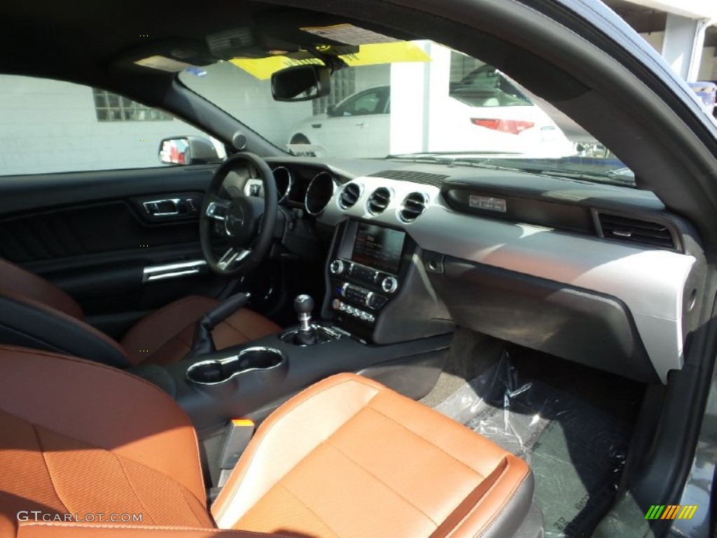 2015 Mustang GT Coupe - Magnetic Metallic / Dark Saddle photo #2