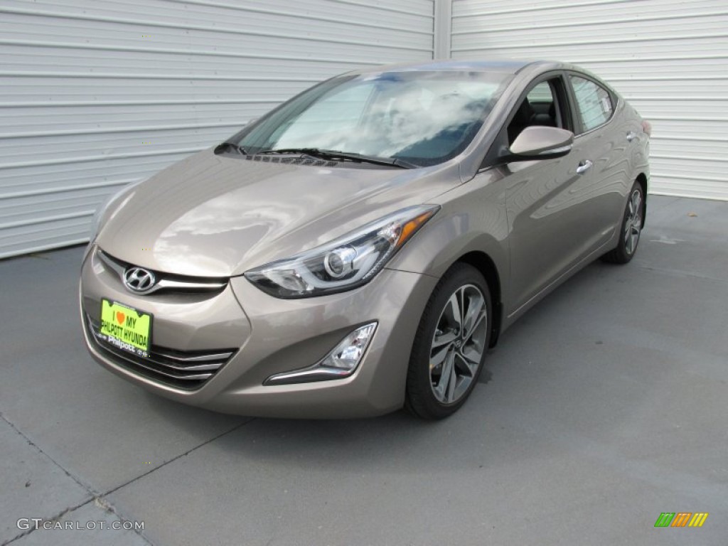 2016 Elantra Limited - Desert Bronze / Black photo #7