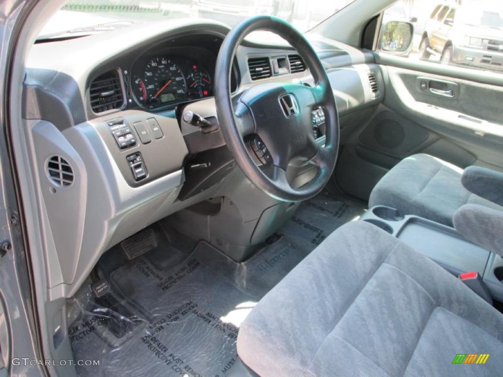 2002 Odyssey EX - Granite Green Metallic / Quartz Gray photo #13