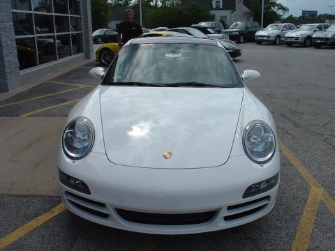 2007 911 Targa 4S - Carrara White / Black/Sand Beige photo #3