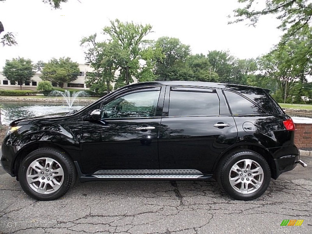 Formal Black 2008 Acura MDX Technology Exterior Photo #105560667