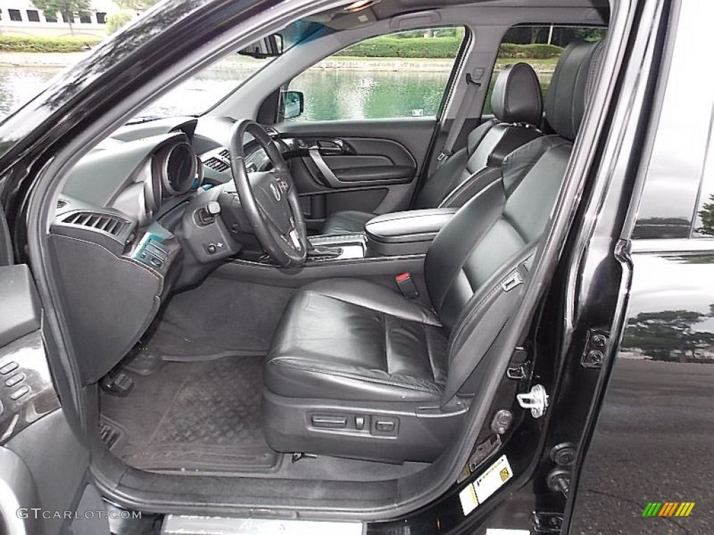 Ebony Interior 2008 Acura MDX Technology Photo #105560901