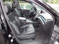2008 Acura MDX Ebony Interior Front Seat Photo