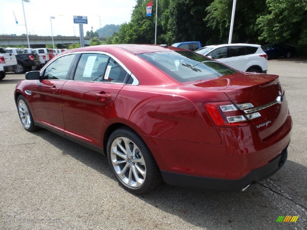 2015 Taurus Limited AWD - Ruby Red Metallic / Charcoal Black photo #5