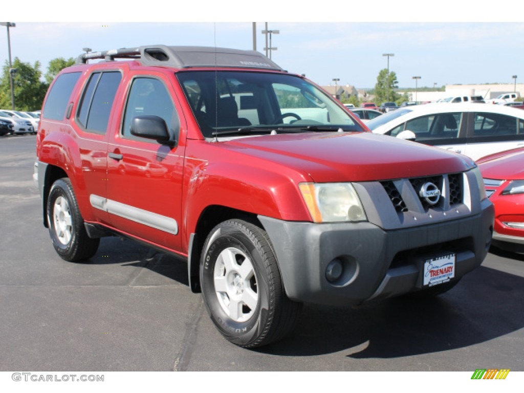 2006 Xterra S - Red Brawn Pearl / Steel/Graphite photo #2