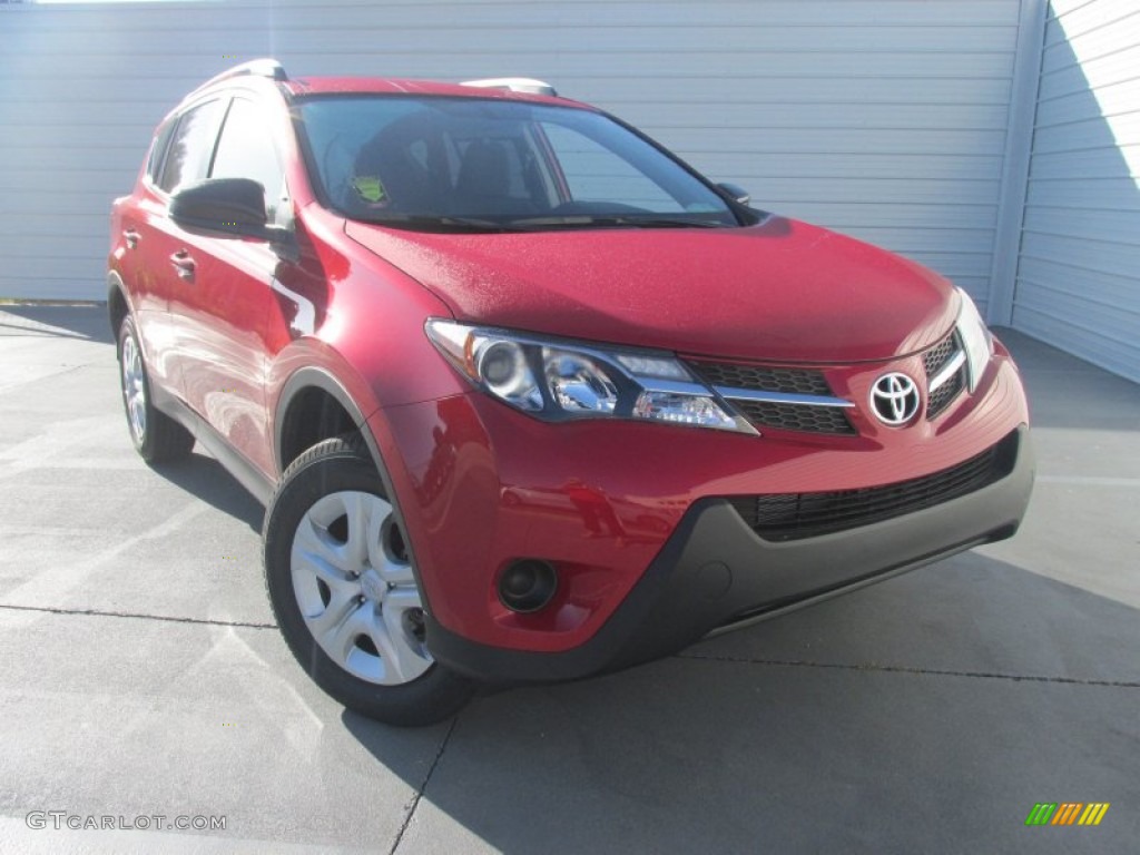 Barcelona Red Metallic Toyota RAV4