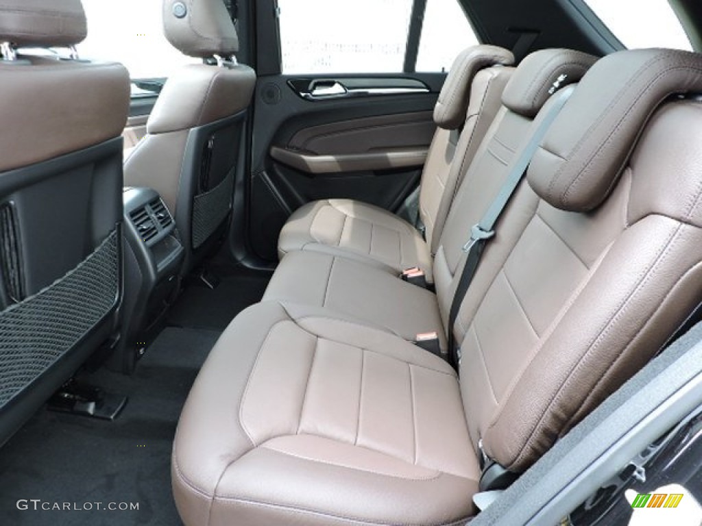 Auburn Brown/Black Interior 2015 Mercedes-Benz ML 400 4Matic Photo #105564060