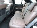 2015 Mercedes-Benz ML Auburn Brown/Black Interior Rear Seat Photo