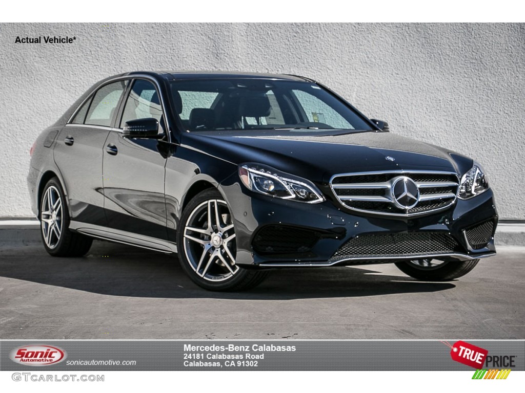 2016 E 400 Sedan - Black / Black photo #1