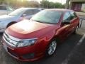 Red Candy Metallic 2012 Ford Fusion S Exterior