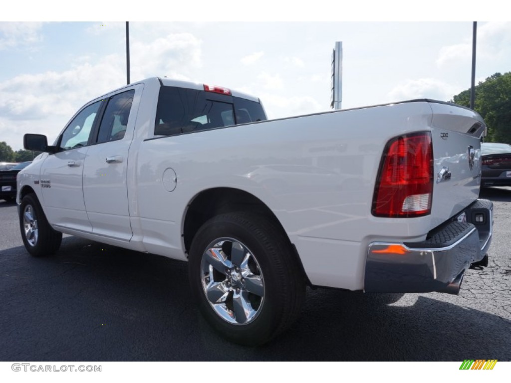 2014 1500 Big Horn Quad Cab - Bright White / Black/Diesel Gray photo #5