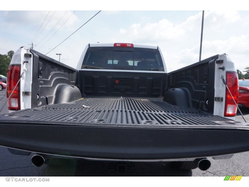 2014 1500 Big Horn Quad Cab - Bright White / Black/Diesel Gray photo #16