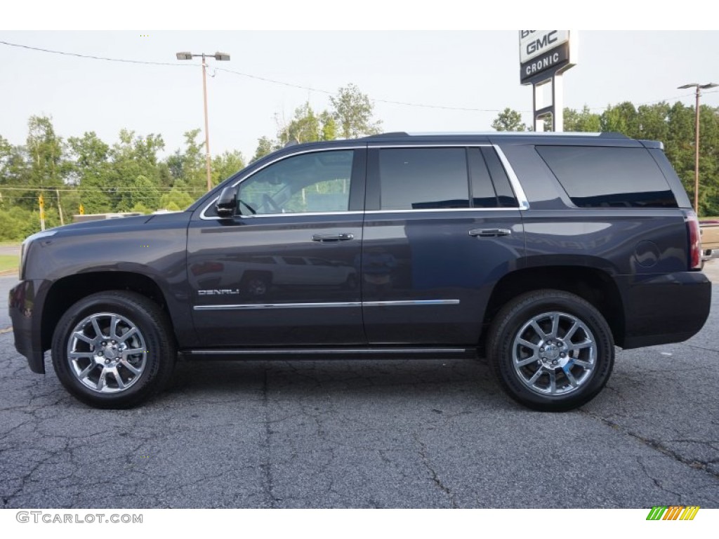 2015 Yukon Denali - Iridium Metallic / Denali Cocoa/Dark Atmosphere photo #4