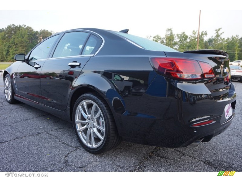 2015 SS Sedan - Phantom Black Metallic / Jet Black photo #5