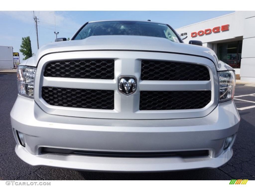 2015 1500 Express Crew Cab - Bright Silver Metallic / Black/Diesel Gray photo #2