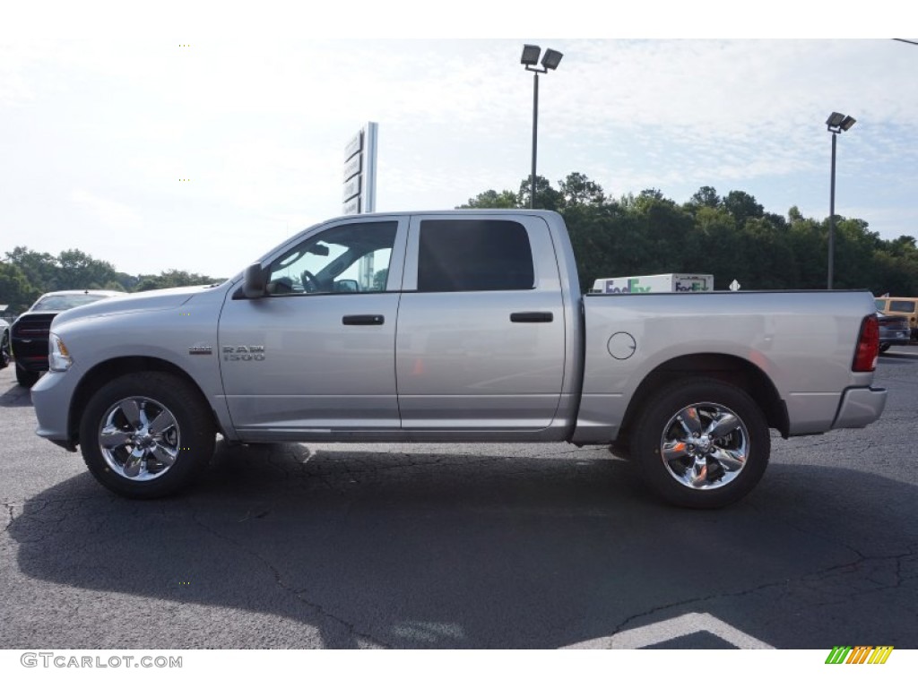 2015 1500 Express Crew Cab - Bright Silver Metallic / Black/Diesel Gray photo #4