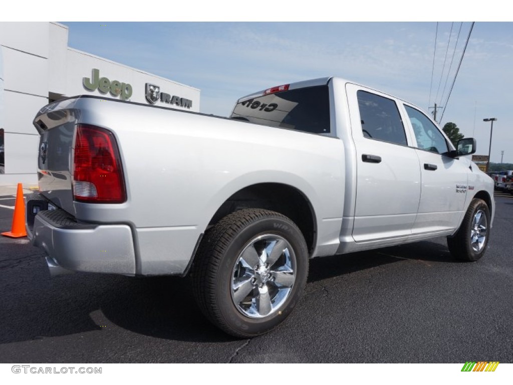 2015 1500 Express Crew Cab - Bright Silver Metallic / Black/Diesel Gray photo #7