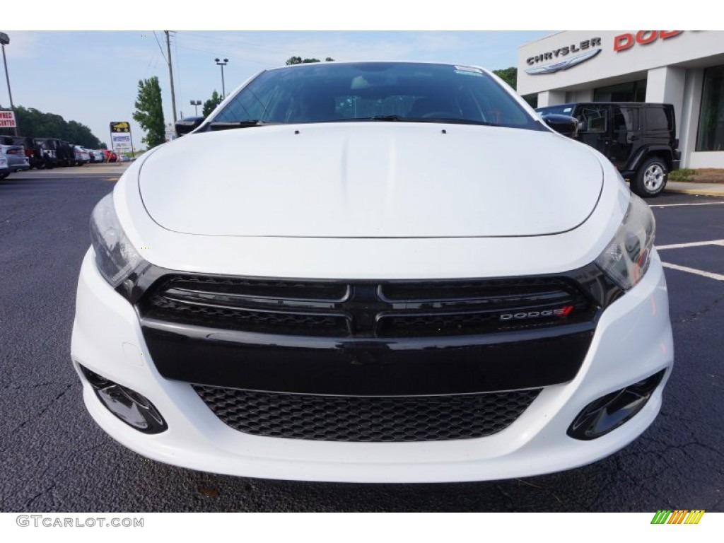 2015 Dart SXT - Bright White / Black/Light Tungsten Accent Stitching photo #2