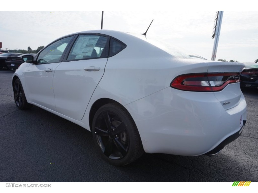 2015 Dart SXT - Bright White / Black/Light Tungsten Accent Stitching photo #5