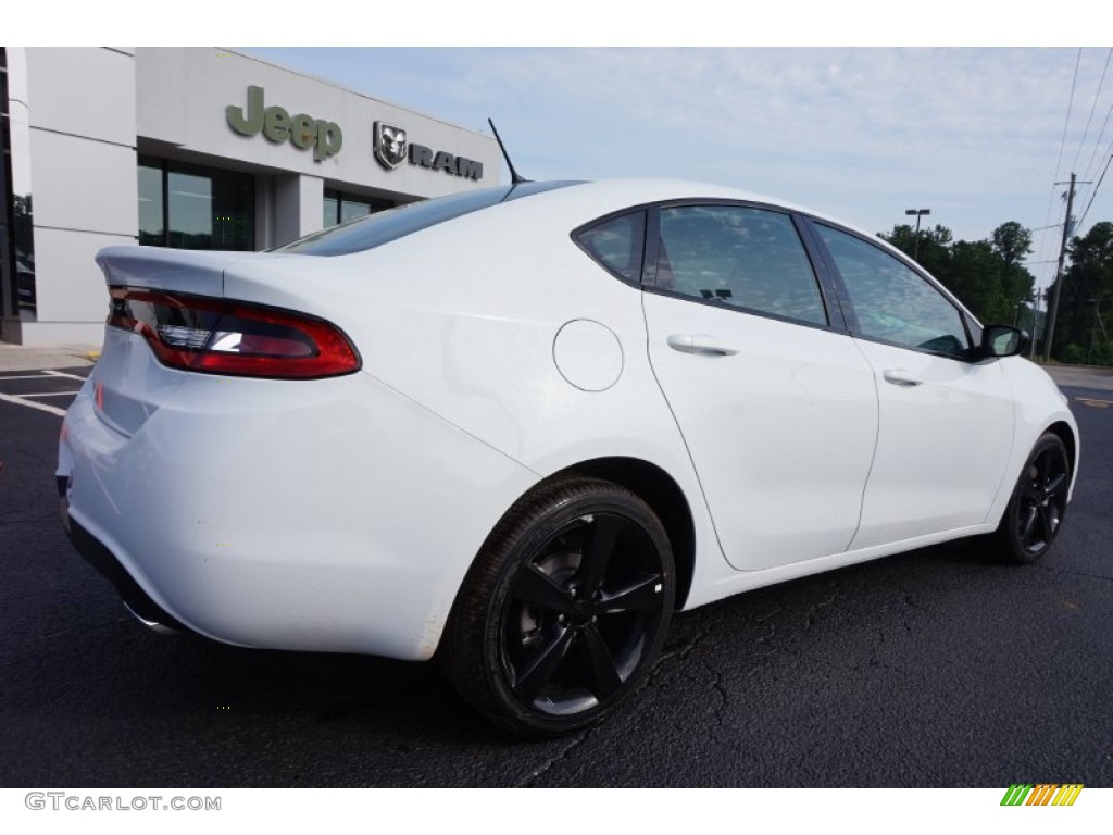 2015 Dart SXT - Bright White / Black/Light Tungsten Accent Stitching photo #7