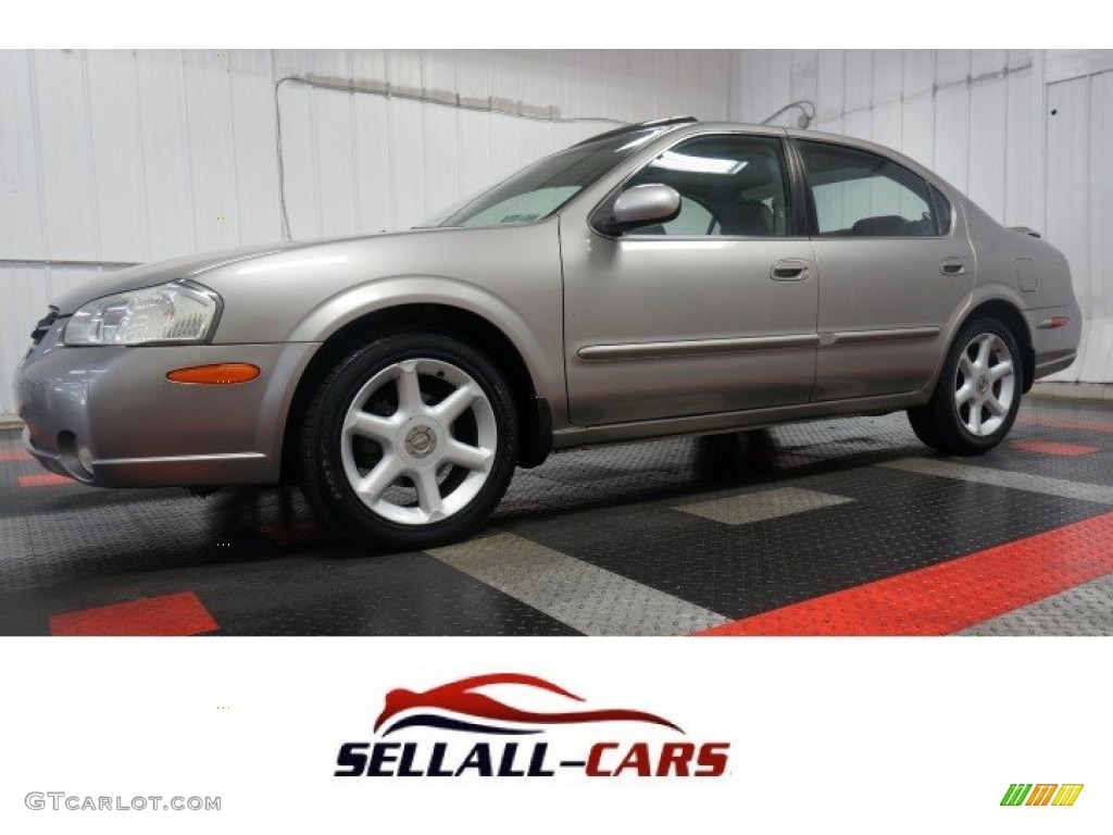 2000 Maxima SE - Sunlit Sand Metallic / Blond photo #1