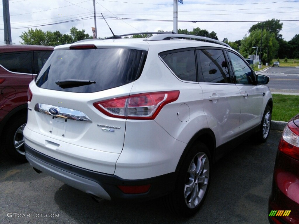 2014 Escape Titanium 2.0L EcoBoost 4WD - White Platinum / Medium Light Stone photo #5