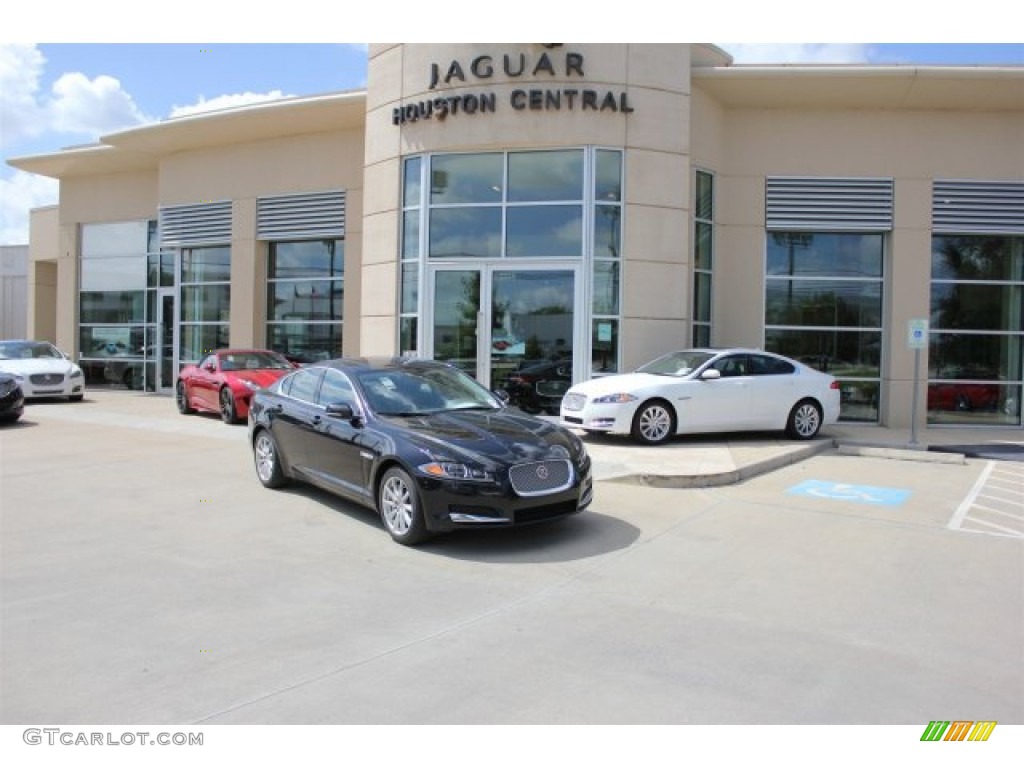 Ultimate Black Metallic Jaguar XF