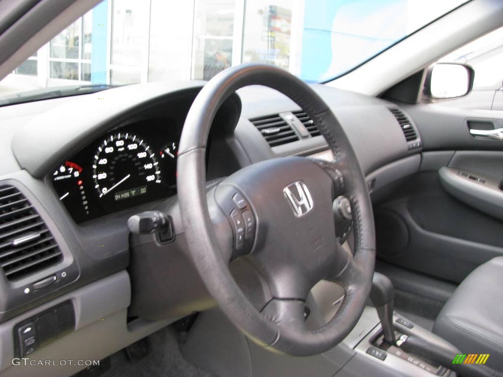 2006 Accord EX-L Sedan - Alabaster Silver Metallic / Gray photo #8