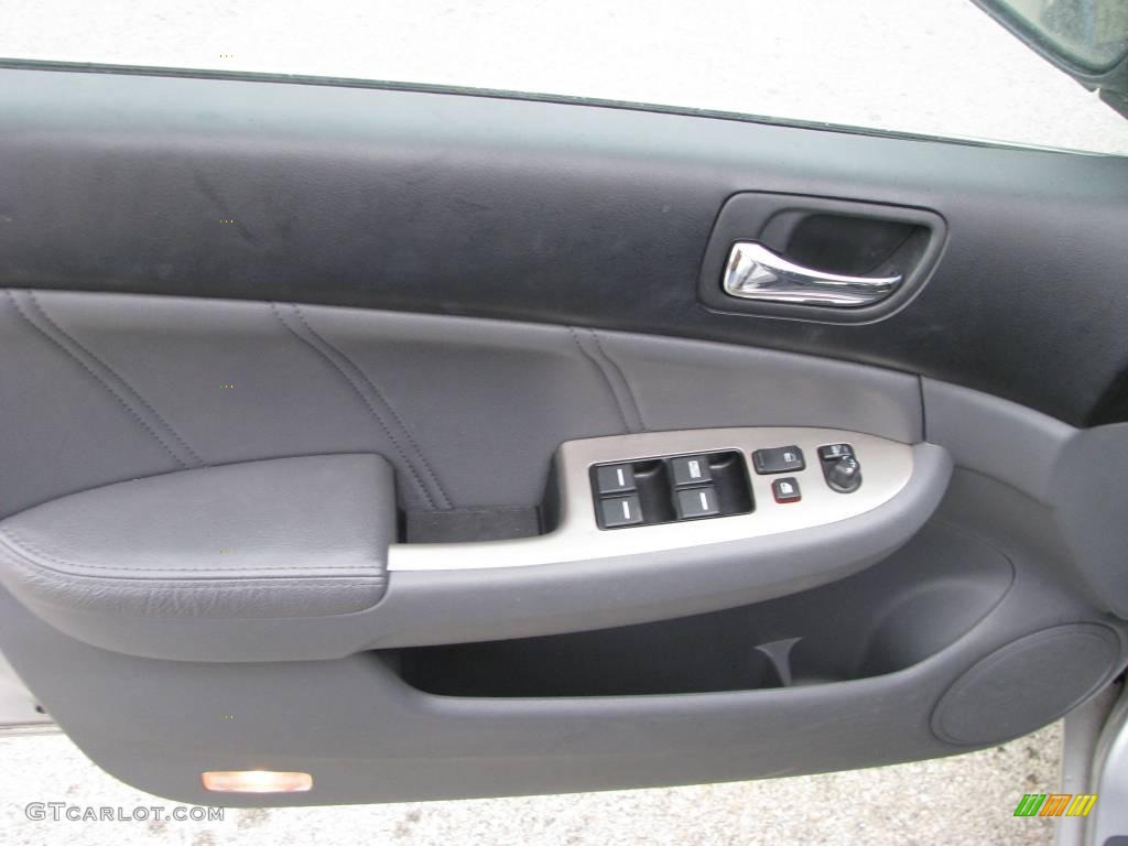 2006 Accord EX-L Sedan - Alabaster Silver Metallic / Gray photo #9
