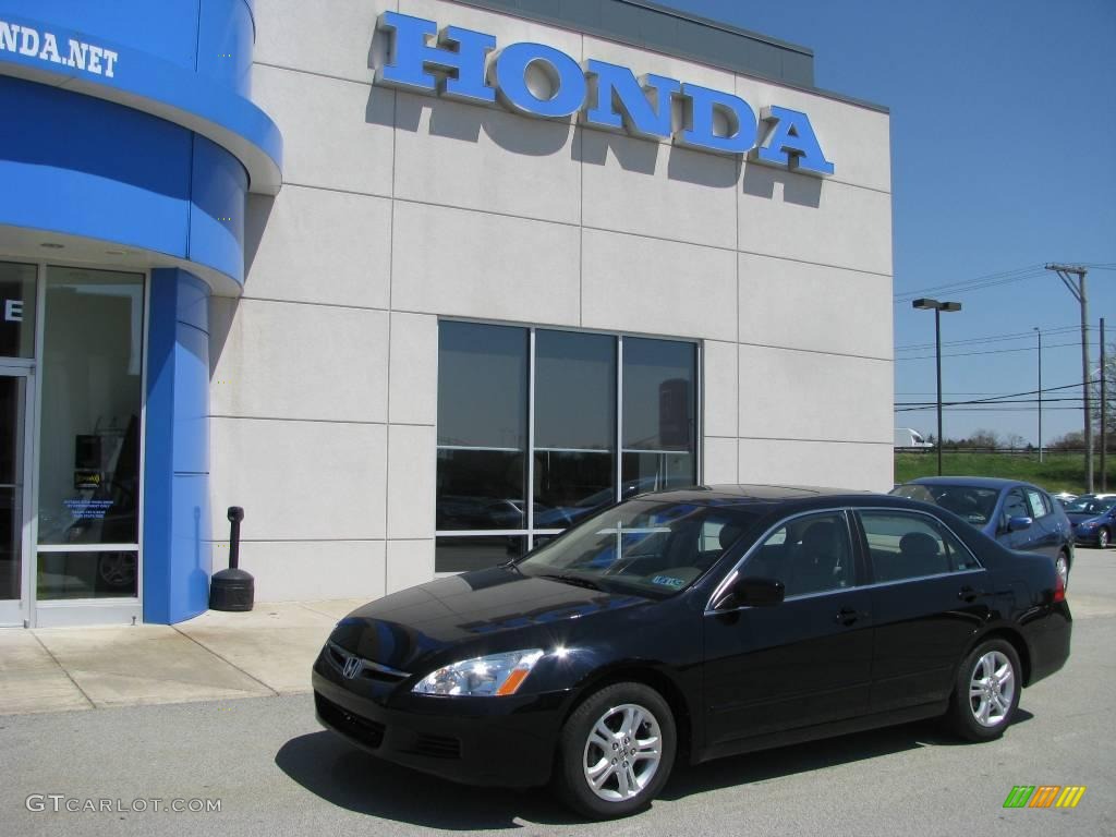 2006 Accord EX-L Sedan - Nighthawk Black Pearl / Ivory photo #1