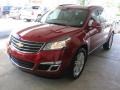 2013 Crystal Red Tintcoat Chevrolet Traverse LT  photo #33