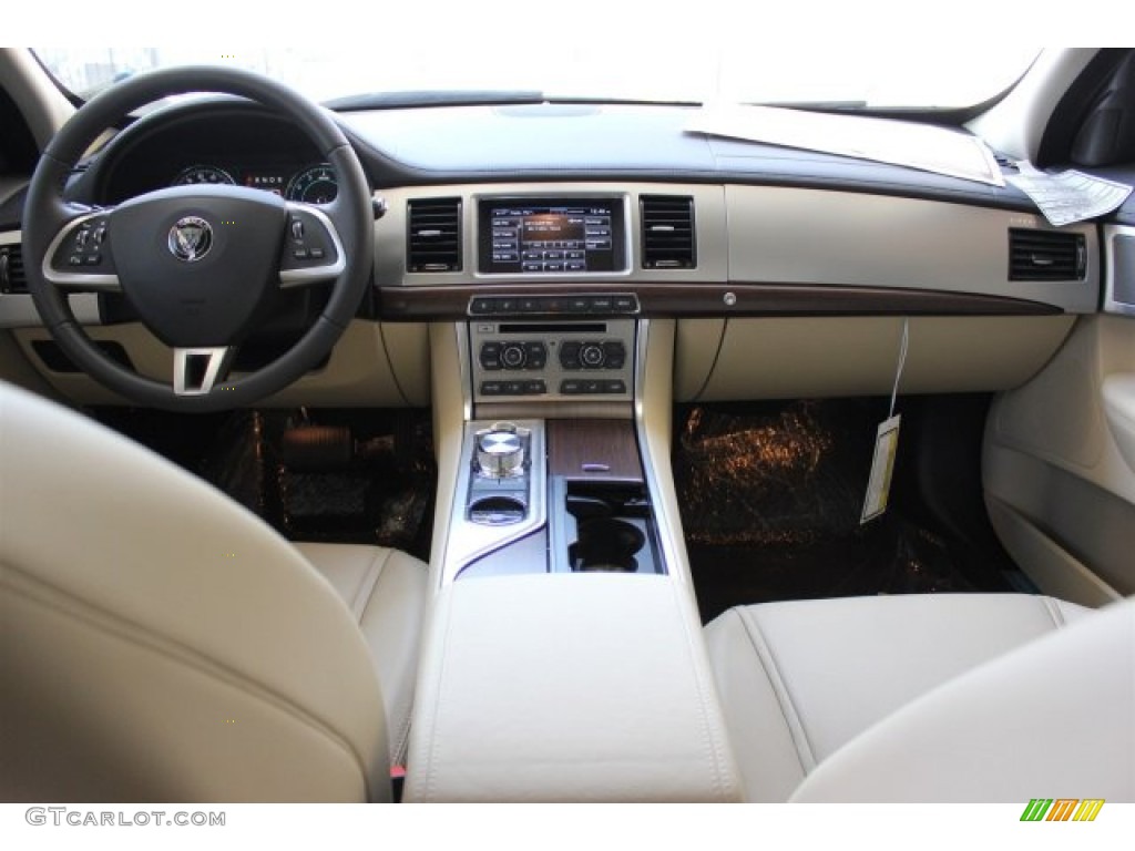 2015 Jaguar XF 2.0T Premium Barley/Warm Charcoal Dashboard Photo #105577905