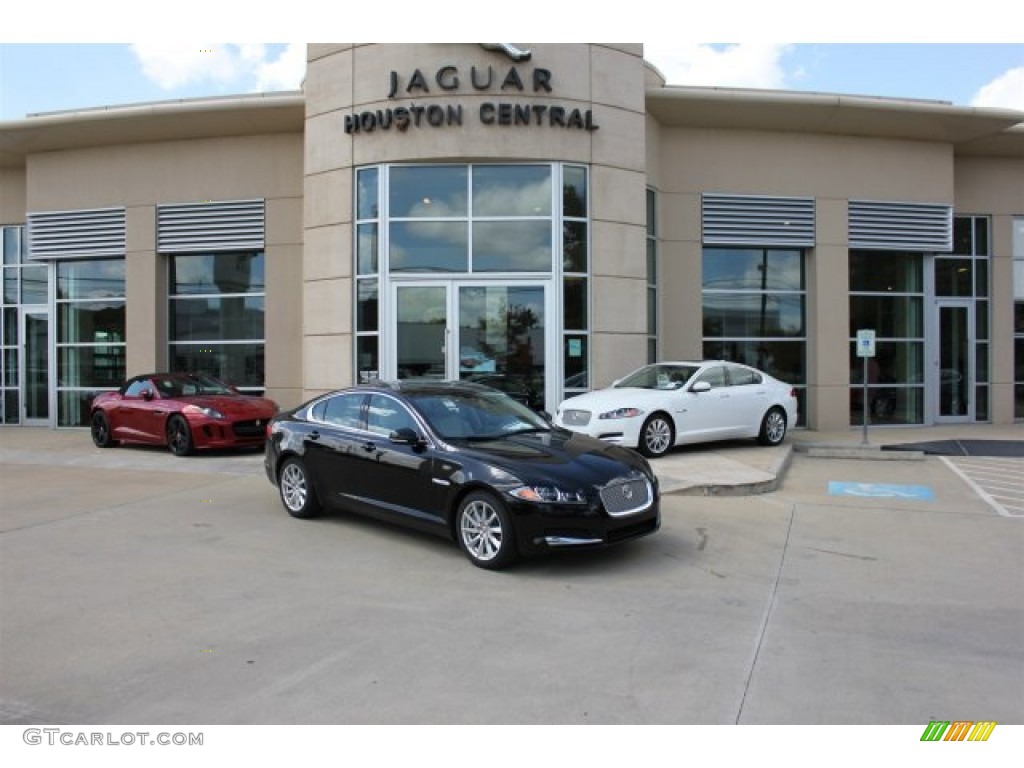 Ultimate Black Metallic Jaguar XF