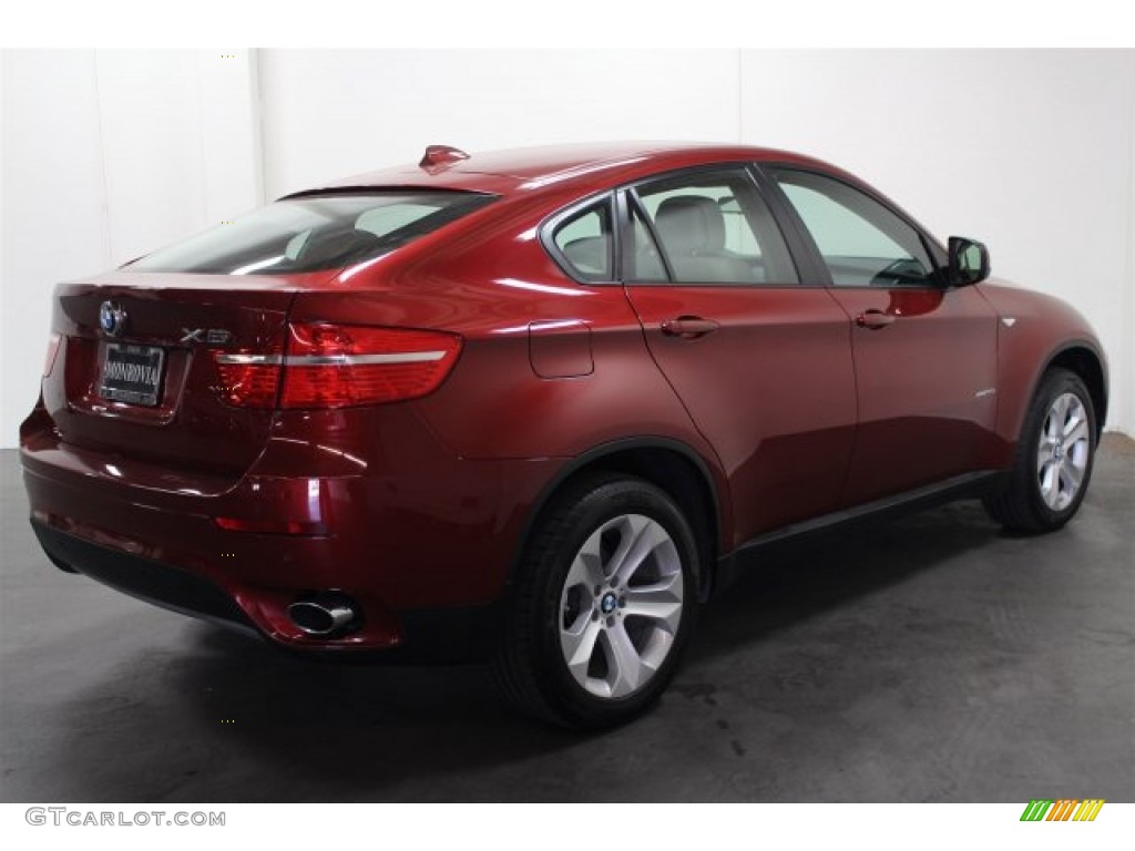 2011 X6 xDrive35i - Vermillion Red Metallic / Sand Beige photo #4