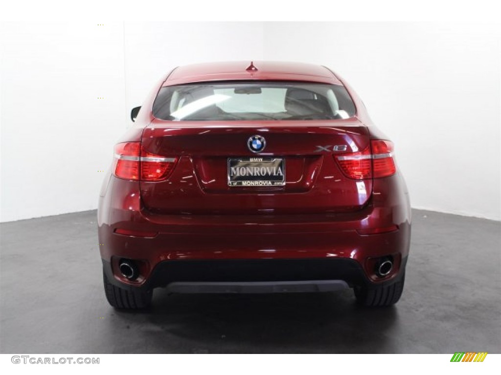 2011 X6 xDrive35i - Vermillion Red Metallic / Sand Beige photo #8