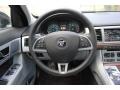 2015 Jaguar XF Dove/Warm Charcoal Interior Steering Wheel Photo