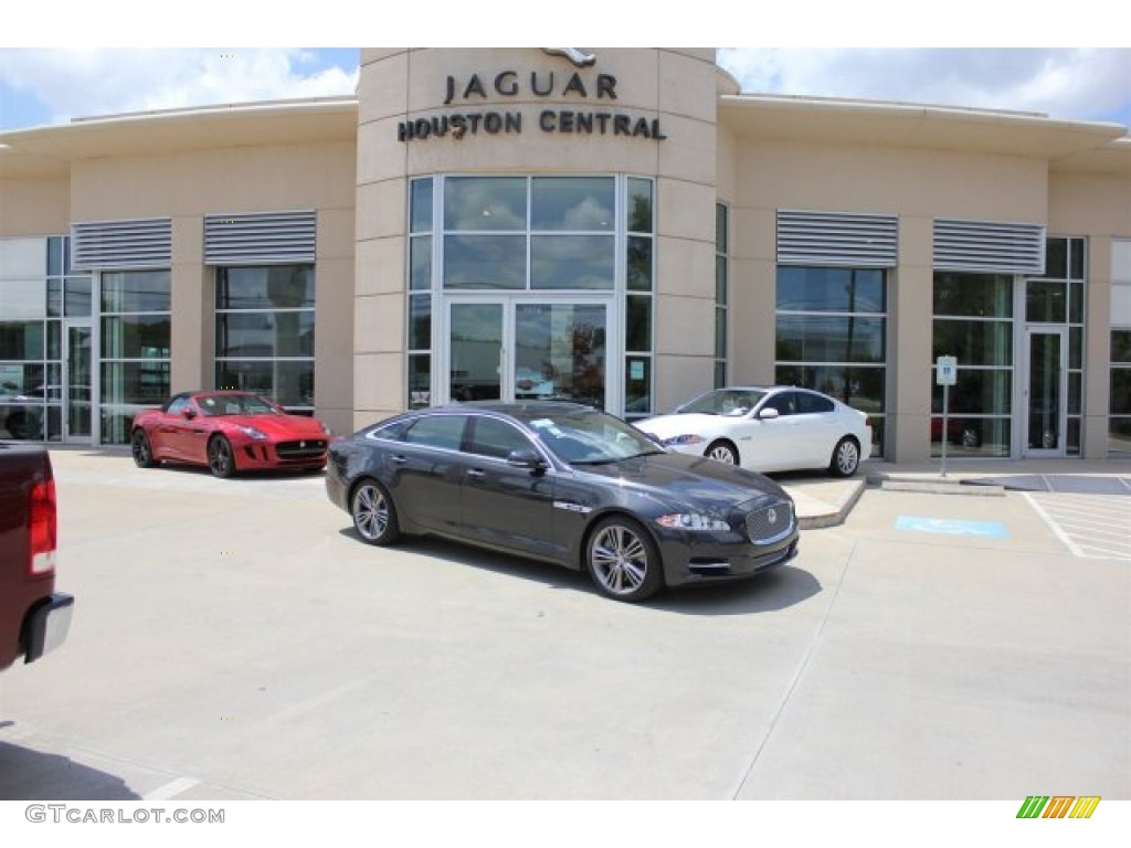 2015 XJ XJL Supercharged - Stratus Grey Metallic / Jet/Jet photo #1