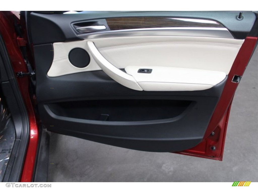 2011 X6 xDrive35i - Vermillion Red Metallic / Sand Beige photo #16