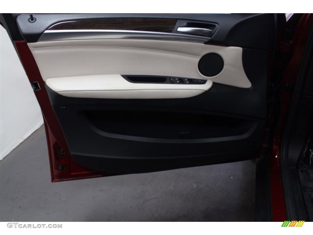 2011 X6 xDrive35i - Vermillion Red Metallic / Sand Beige photo #17