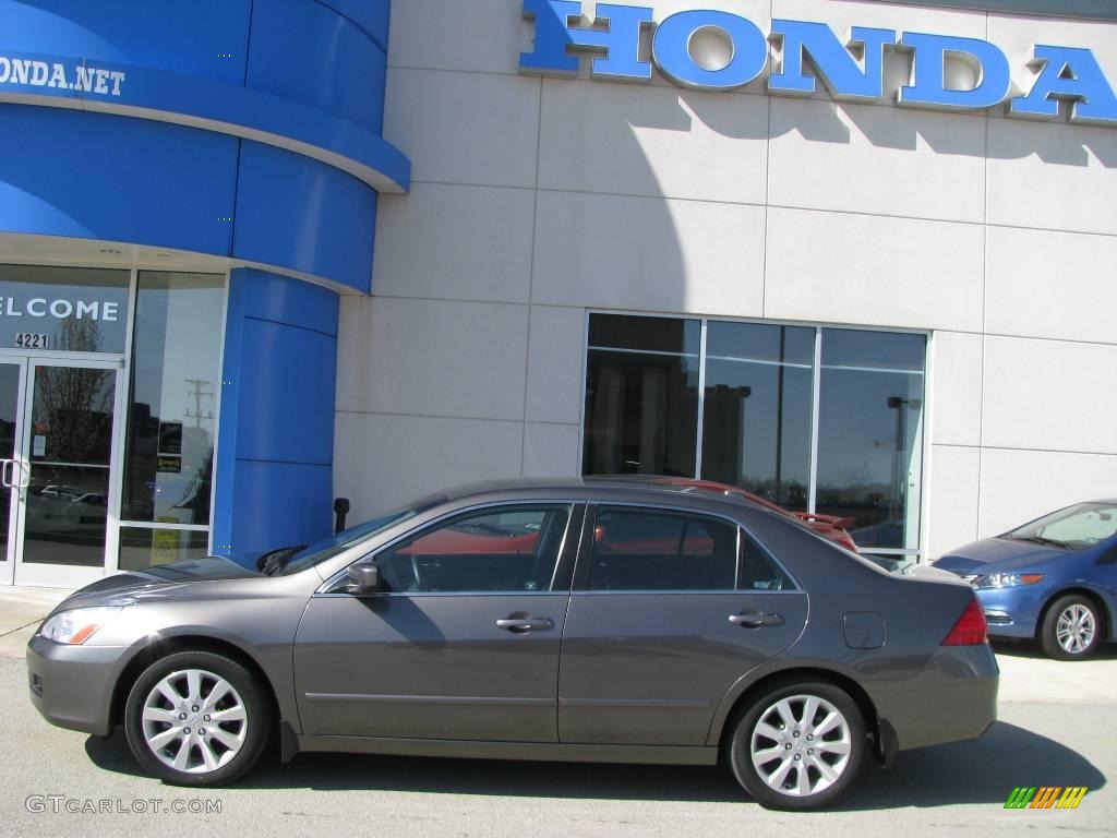 2006 Accord EX-L V6 Sedan - Carbon Bronze Pearl / Black photo #3