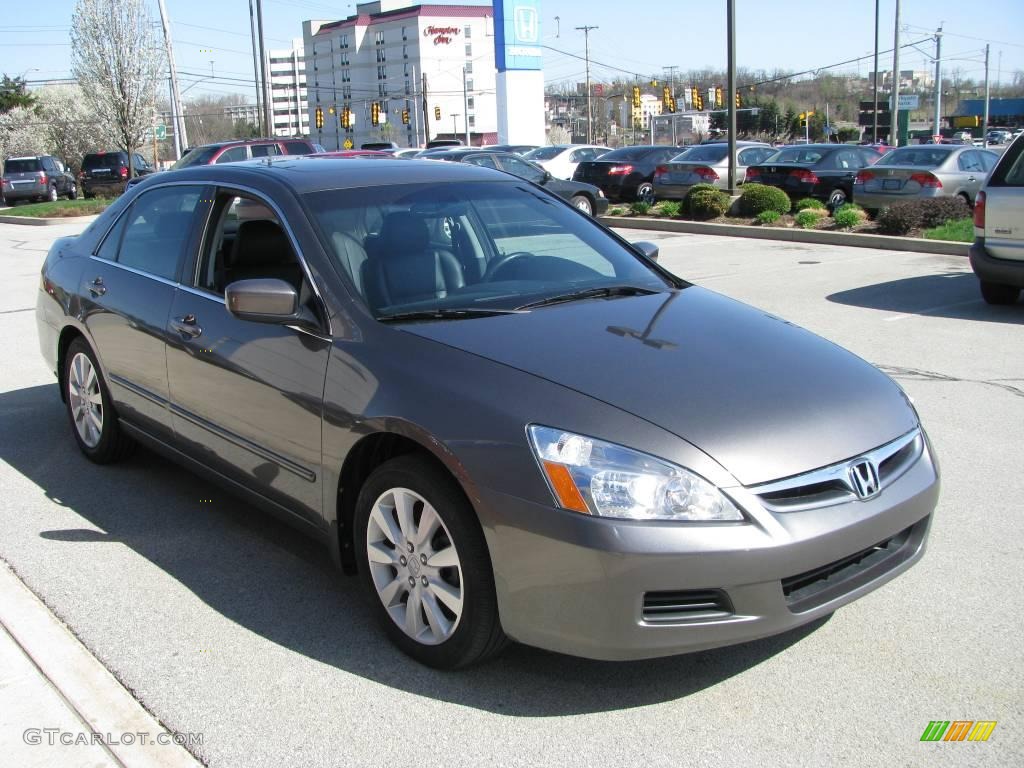 2006 Accord EX-L V6 Sedan - Carbon Bronze Pearl / Black photo #8