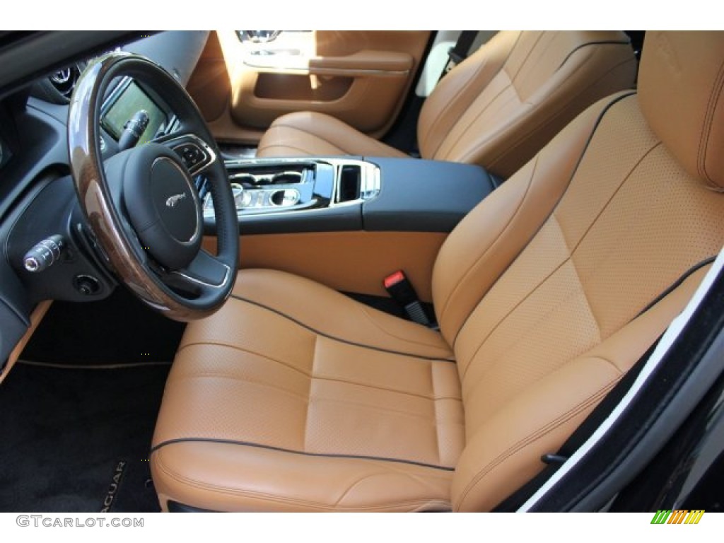 2015 XJ XJL Supercharged - Ultimate Black Metallic / London Tan/Jet photo #17