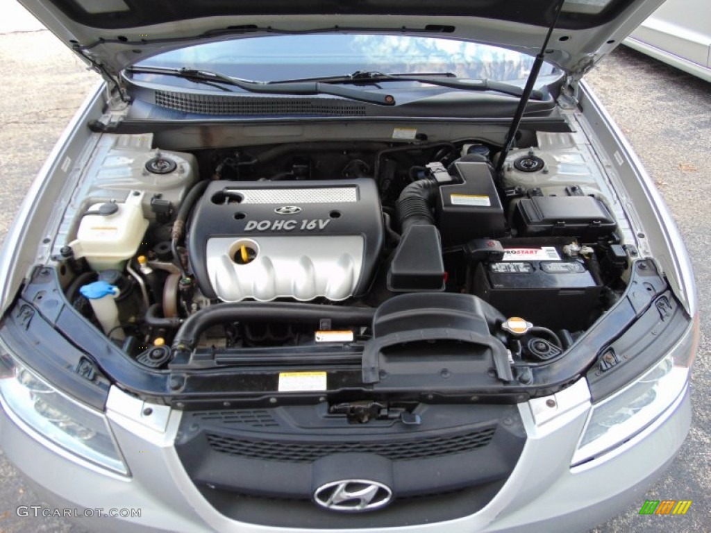 2008 Hyundai Sonata GLS 2.4 Liter DOHC 16-Valve VVT 4 Cylinder Engine Photo #105580311