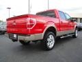 2009 Bright Red Ford F150 Lariat SuperCrew 4x4  photo #3